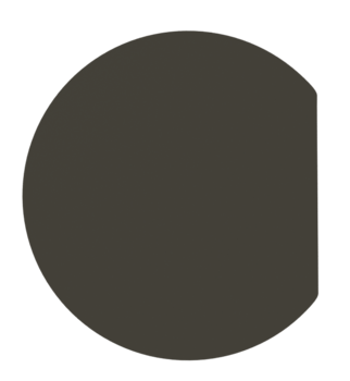 PLAQUE DE SOL - Ronde coupée 61,2x90cm - Acier noire 20/10ème PLAQUE DE SOL - Ronde coupée 61,2x90cm - Acier noire 20/10ème